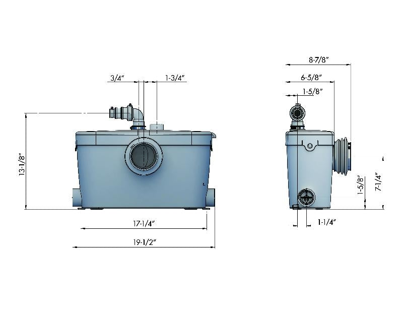 Saniflo Saniaccess 3 Macerating UpFlush Pump