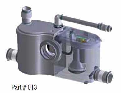 Saniflo Sanibest Pro Upflush Grinder