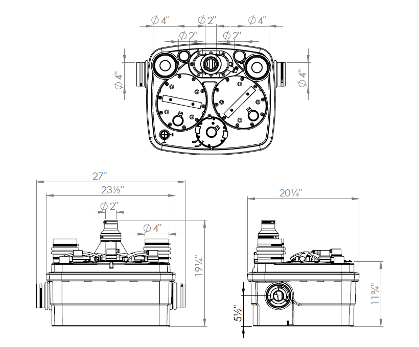 Saniflo Sanicubic 2 Duplex Grinder