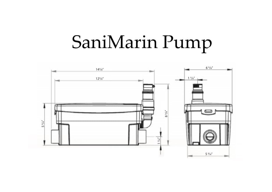 Saniflo Sanimarin Pump 12v or 24v