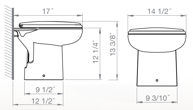 Saniflo SaniMarin 31C Marine & RV Toilet