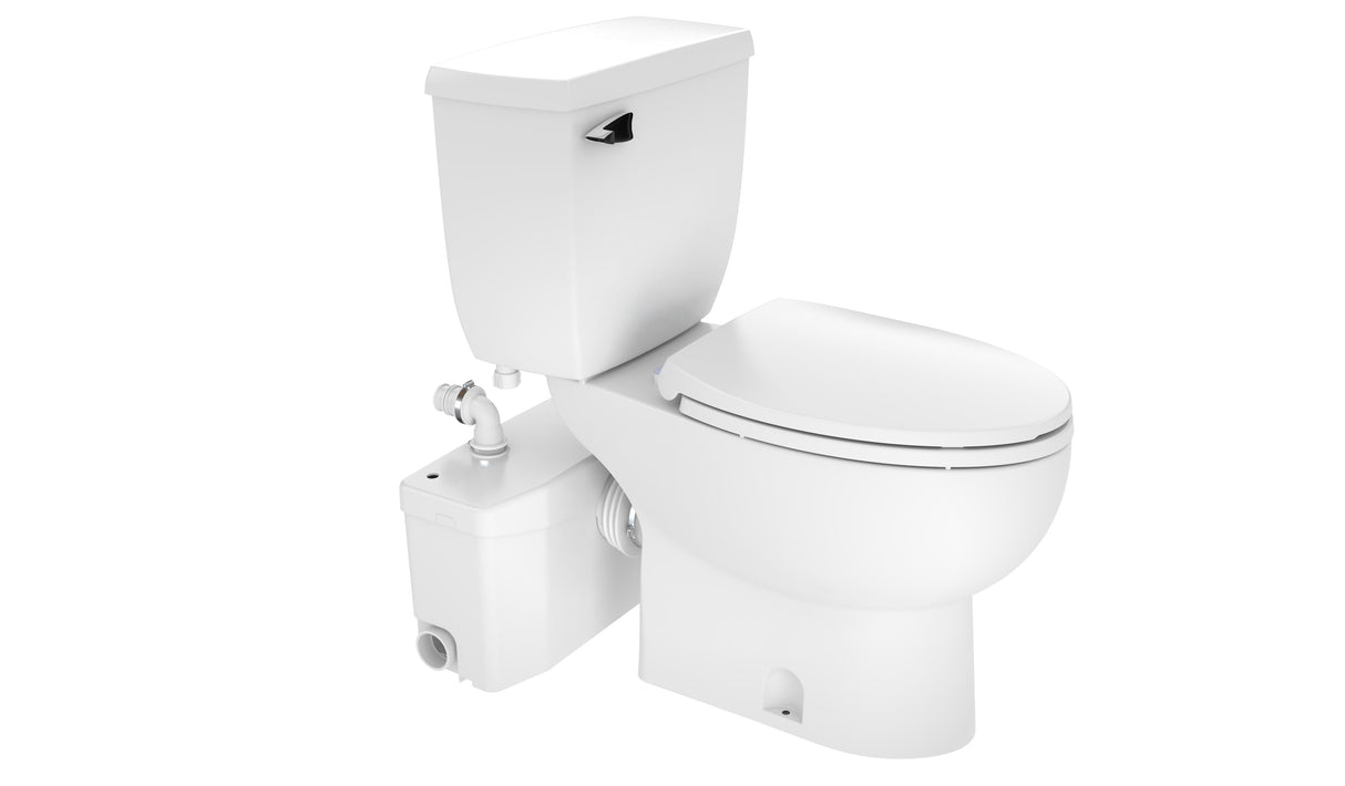 Saniflo Saniplus Pump & Elongated Toilet Kit